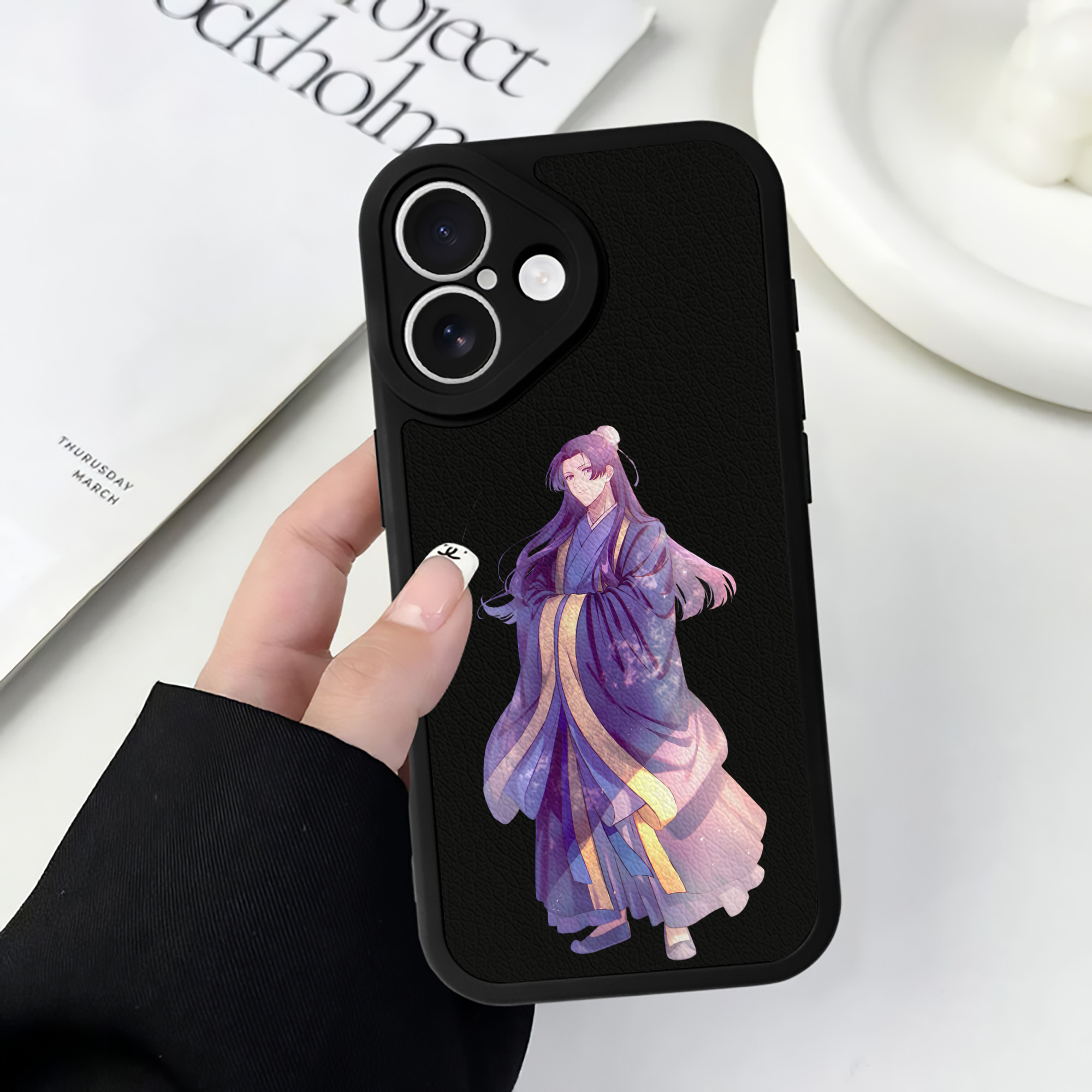 薬屋のひとりごと The Apothecary Diaries 【iPhone 16シリーズ対応】シリコンスマホケース（レザー調） 材質：シリコン